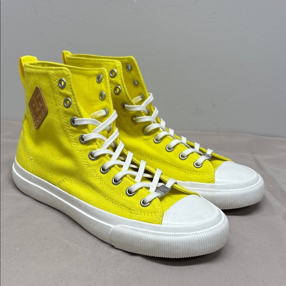 P.F. Flyers Other - P F Flyers Hi All American Aurora Sneaker Canvas Yellow Sz Men 8 Women 9.5